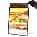 Painel de vidro de marca alta caixas de luz de publicidade LED